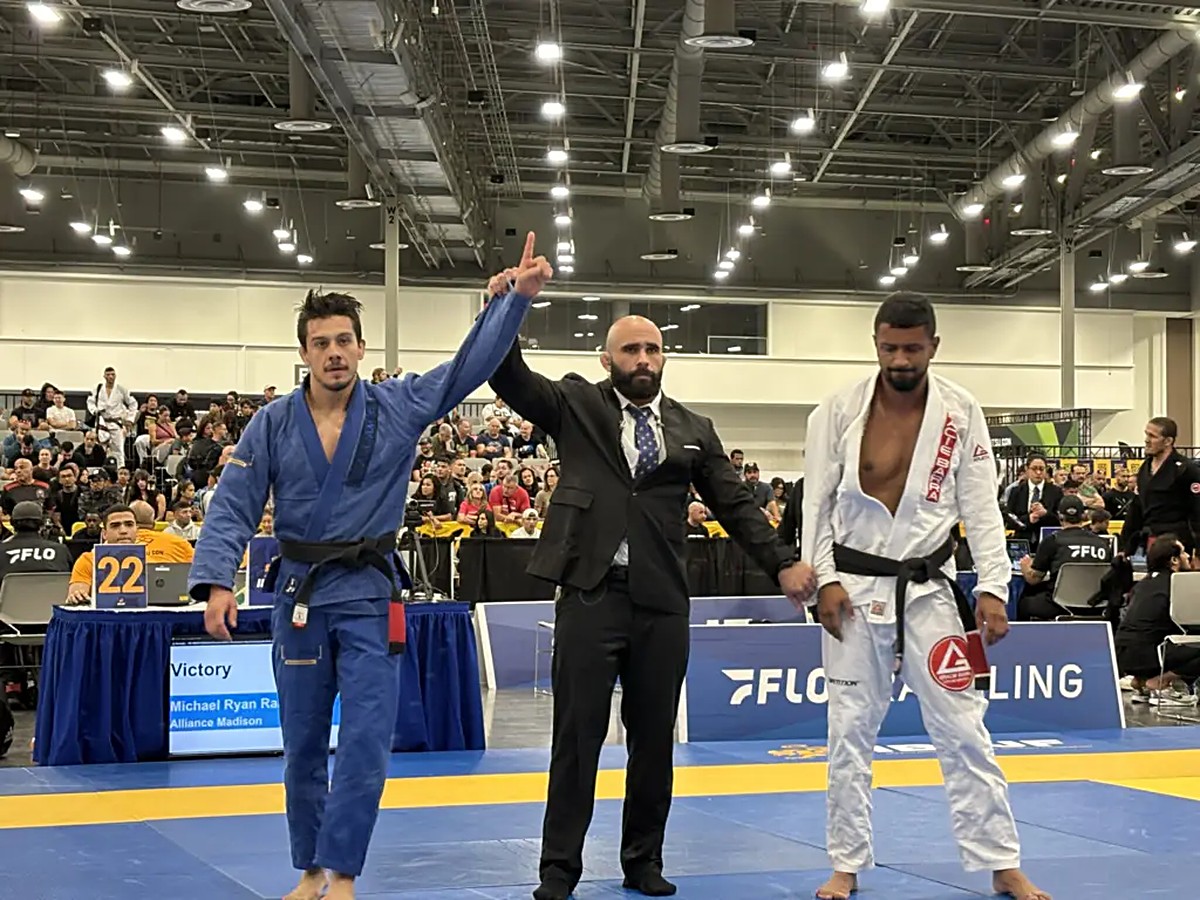 Alliance Madison competitor on the IBJJF podium